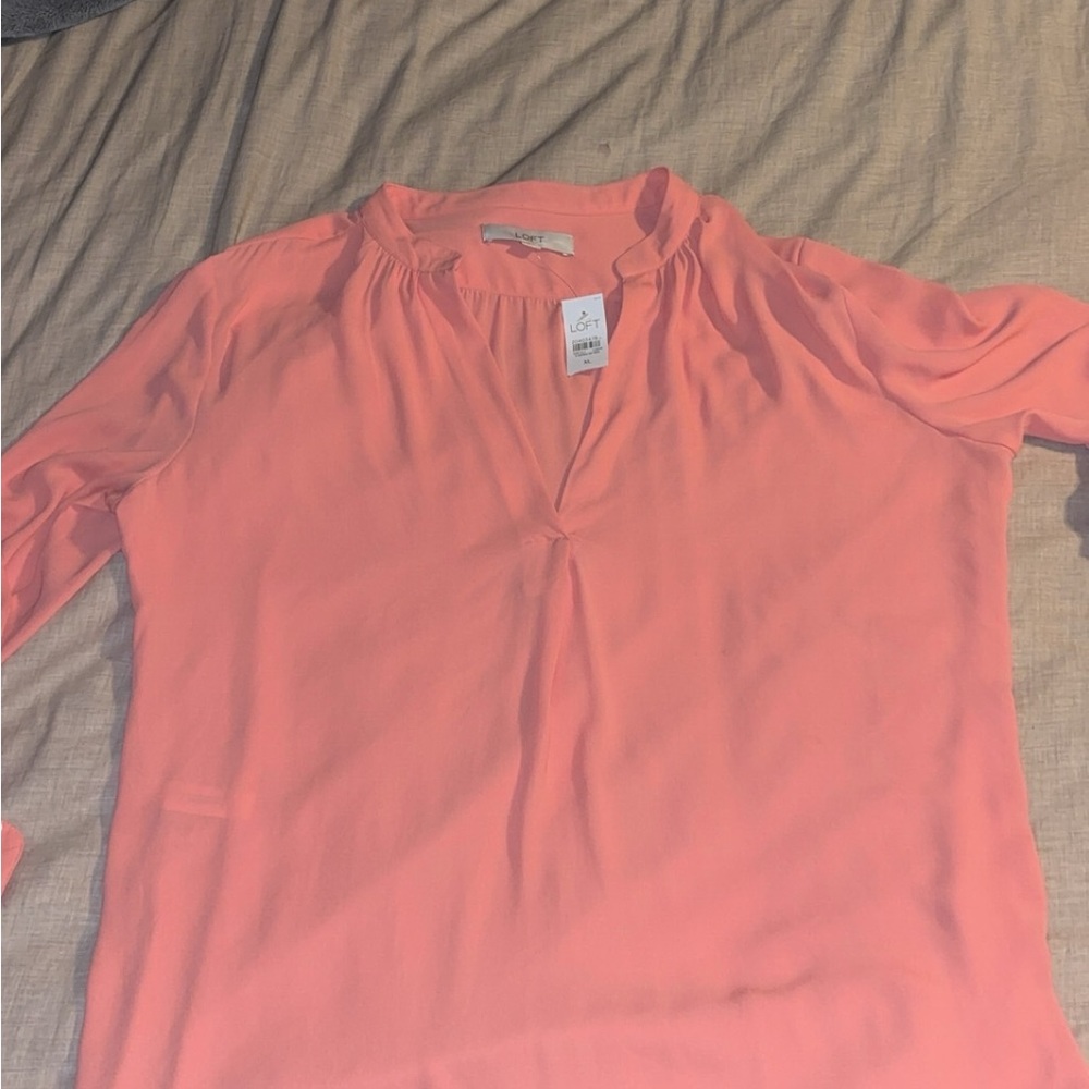 Women's Coral Blouse